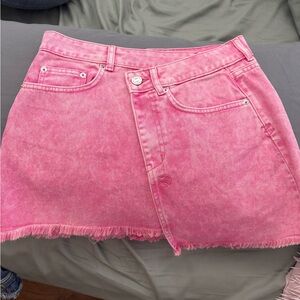 Steve Madden Asymmetrical Pink Skirt, new with tags